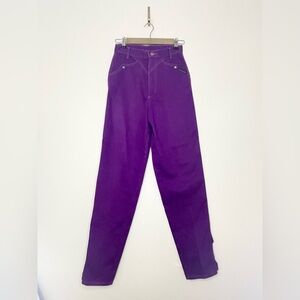 ROCKY MOUNTAIN Purple Vintage Jeans 80s 90s Style RARE |‎ Size 29 / 9